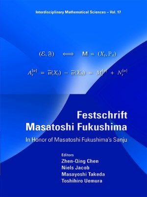 cover image of Festschrift Masatoshi Fukushima